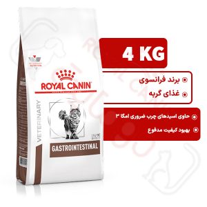 گسترو اینتستینال رویال کنین گربه ۴ کیلوگرم ( gastrointestinal royal canin )